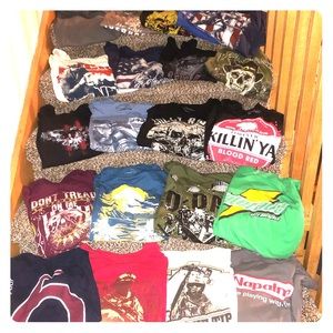 21 men’s XXL Grunt Style shirts